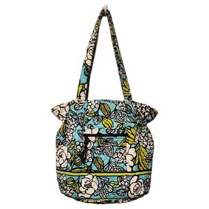 🔥FINAL PRICE🔥LIKE NEW VERA BRADLEY RETIRED ISLAND BLOOMS PATTERN SHOULDER BAG